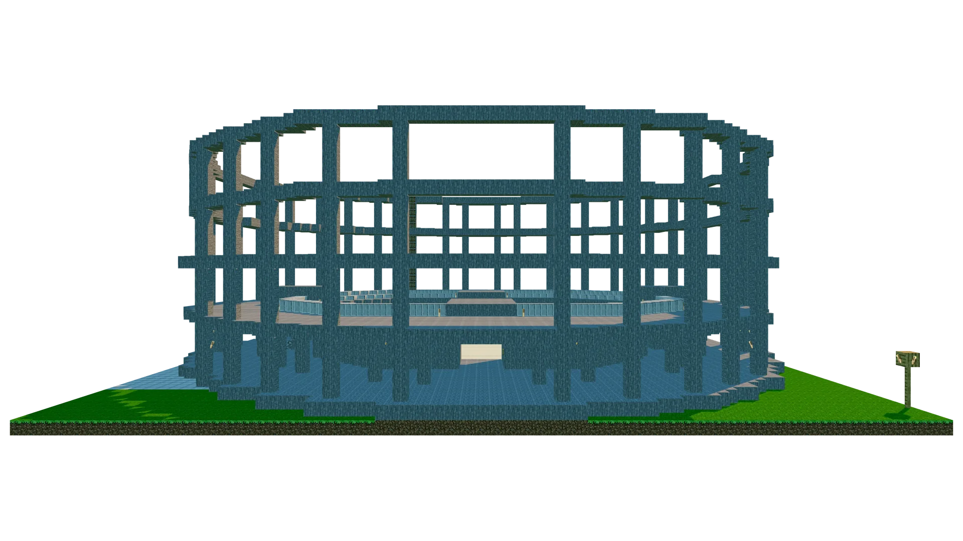 1 Coliseum · back view