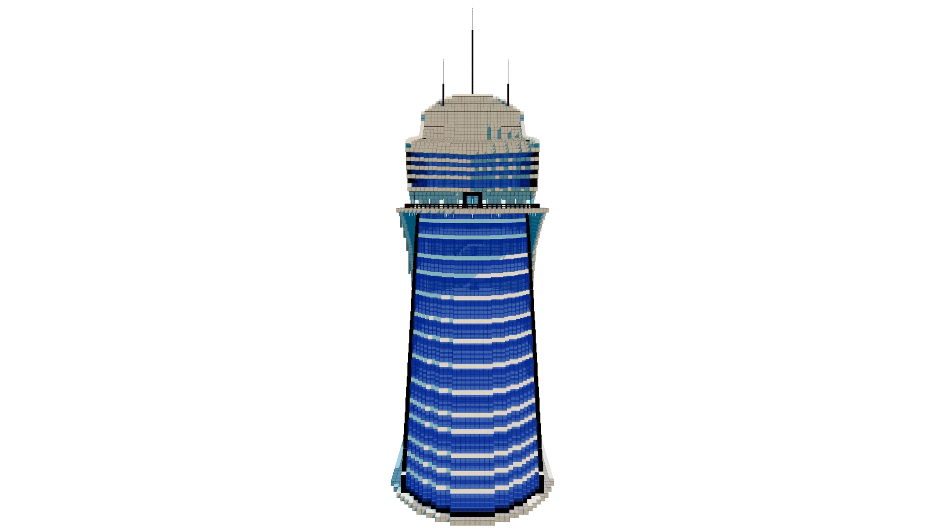 Modern Avengers Tower Skyscraper · left view