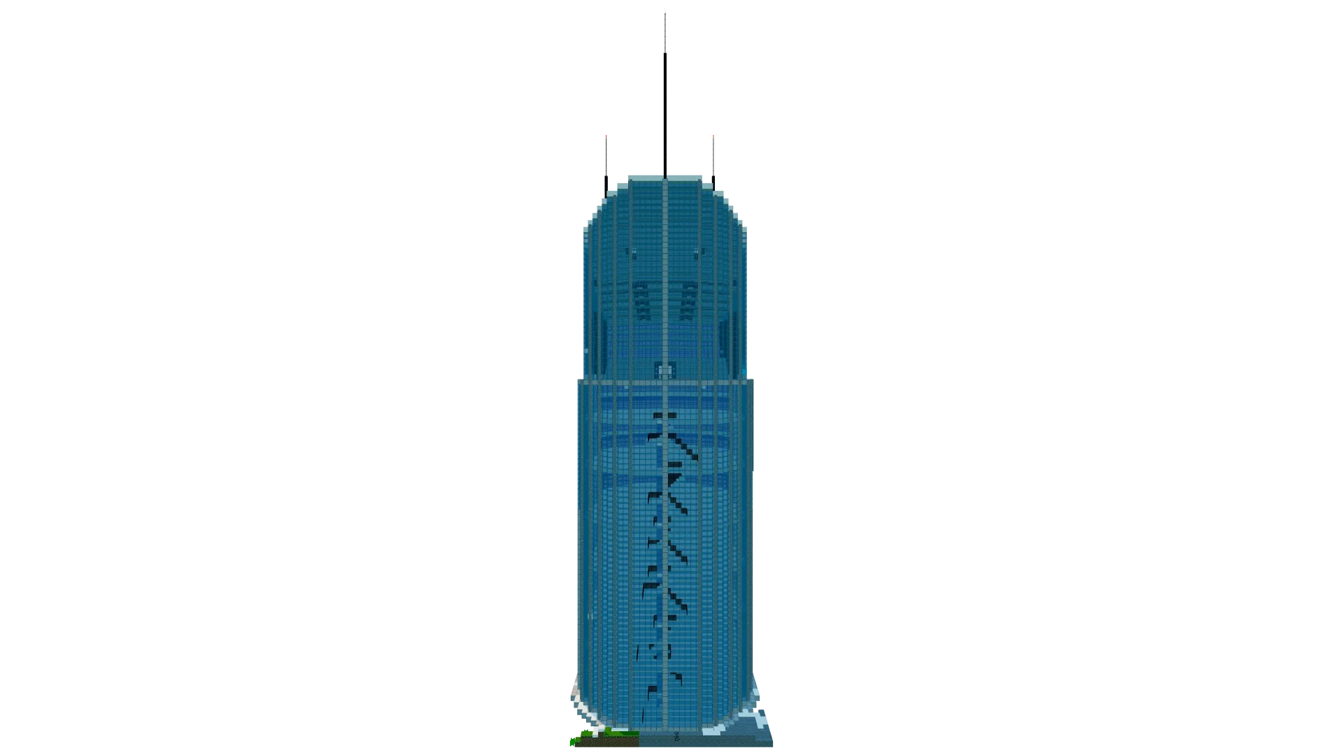 Modern Avengers Tower Skyscraper · right view
