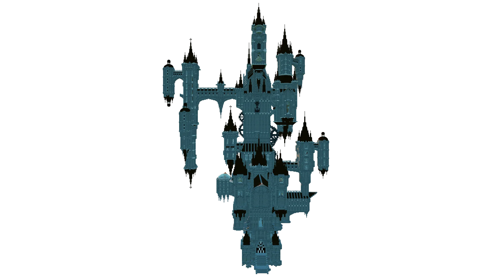 Gothic Fantasy Castle Spire · right view