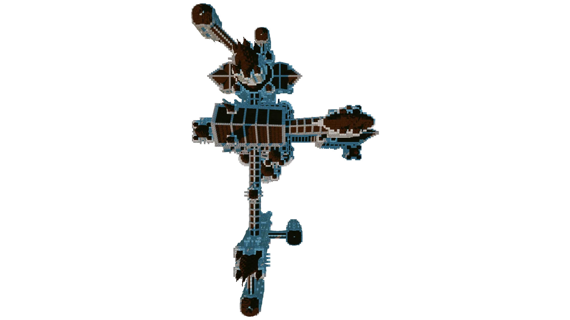 Gothic Fantasy Castle Spire · top view
