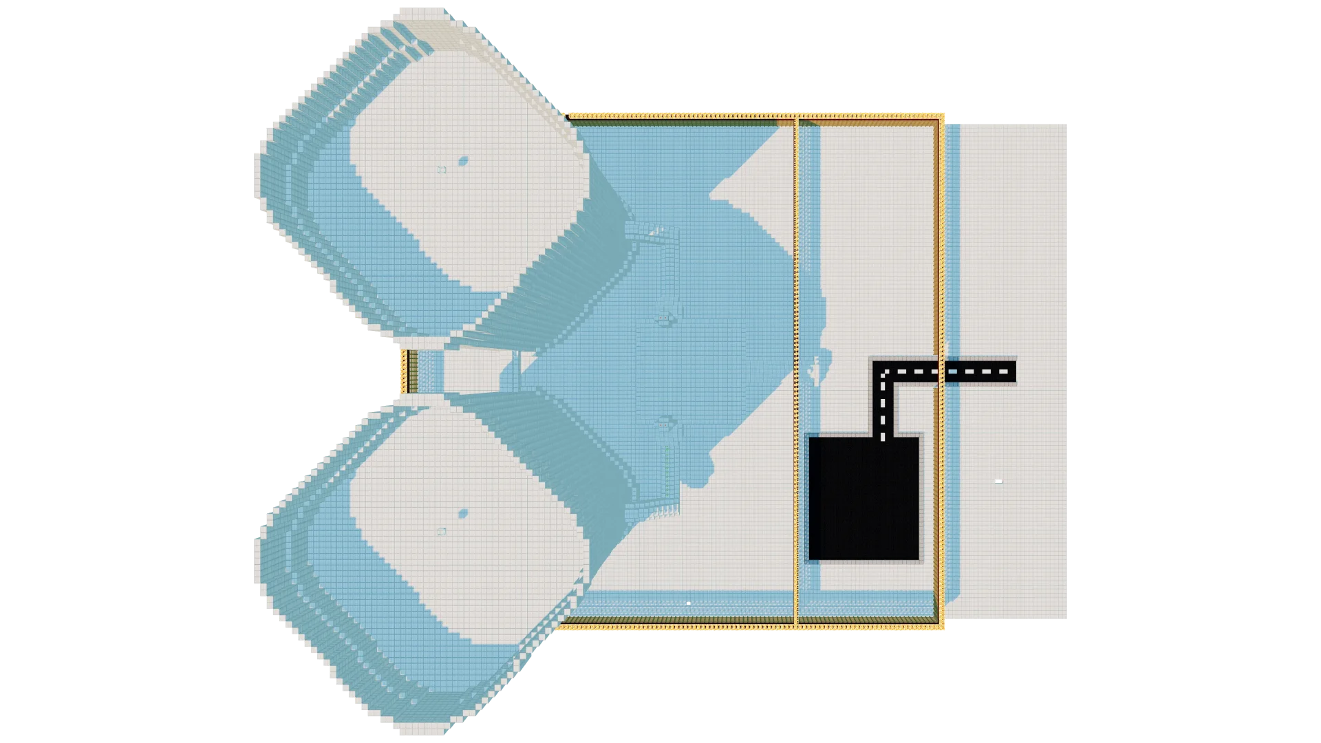 64 Dual Reactor · top view