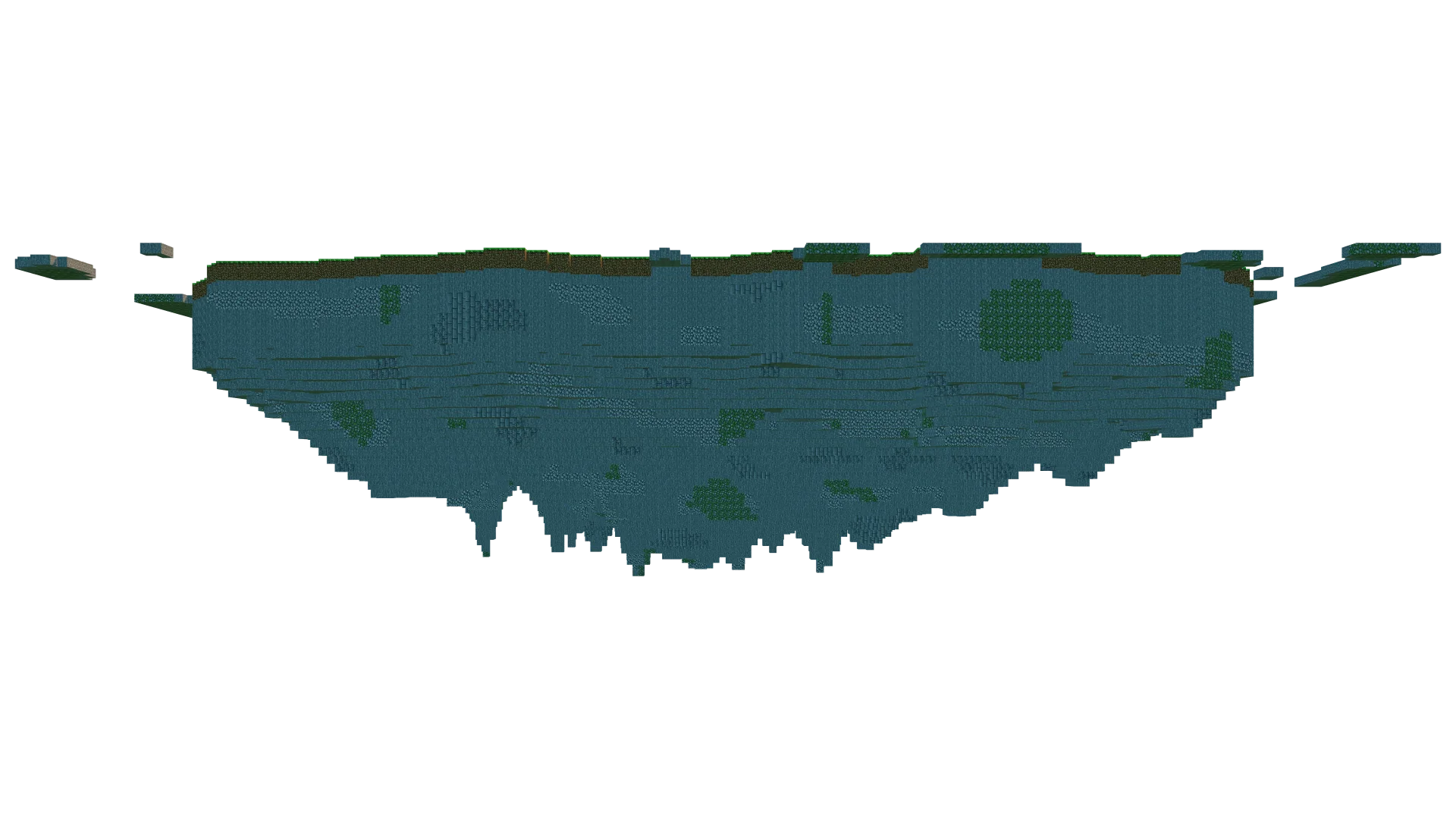 Ashen Crown Skyblock Island · back view