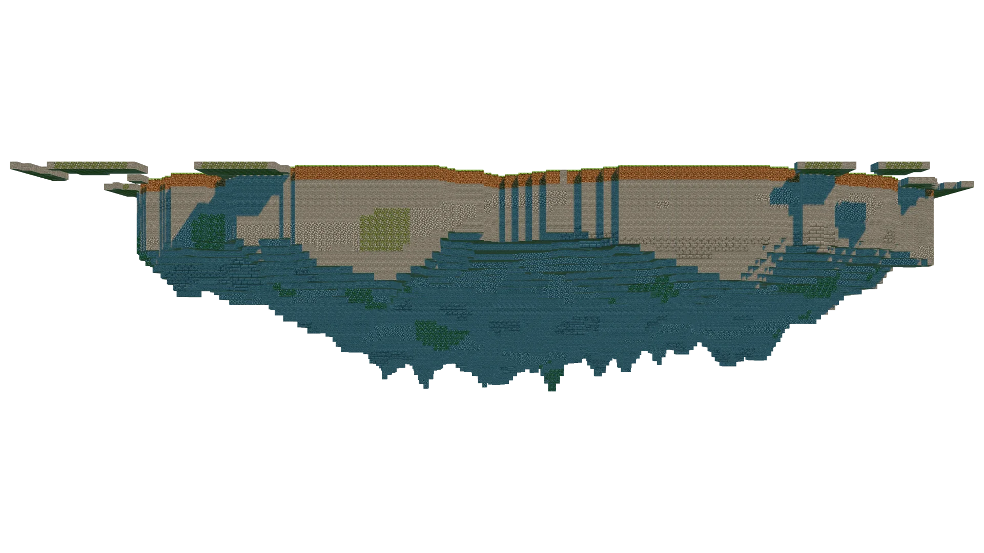 Ashen Crown Skyblock Island · left view