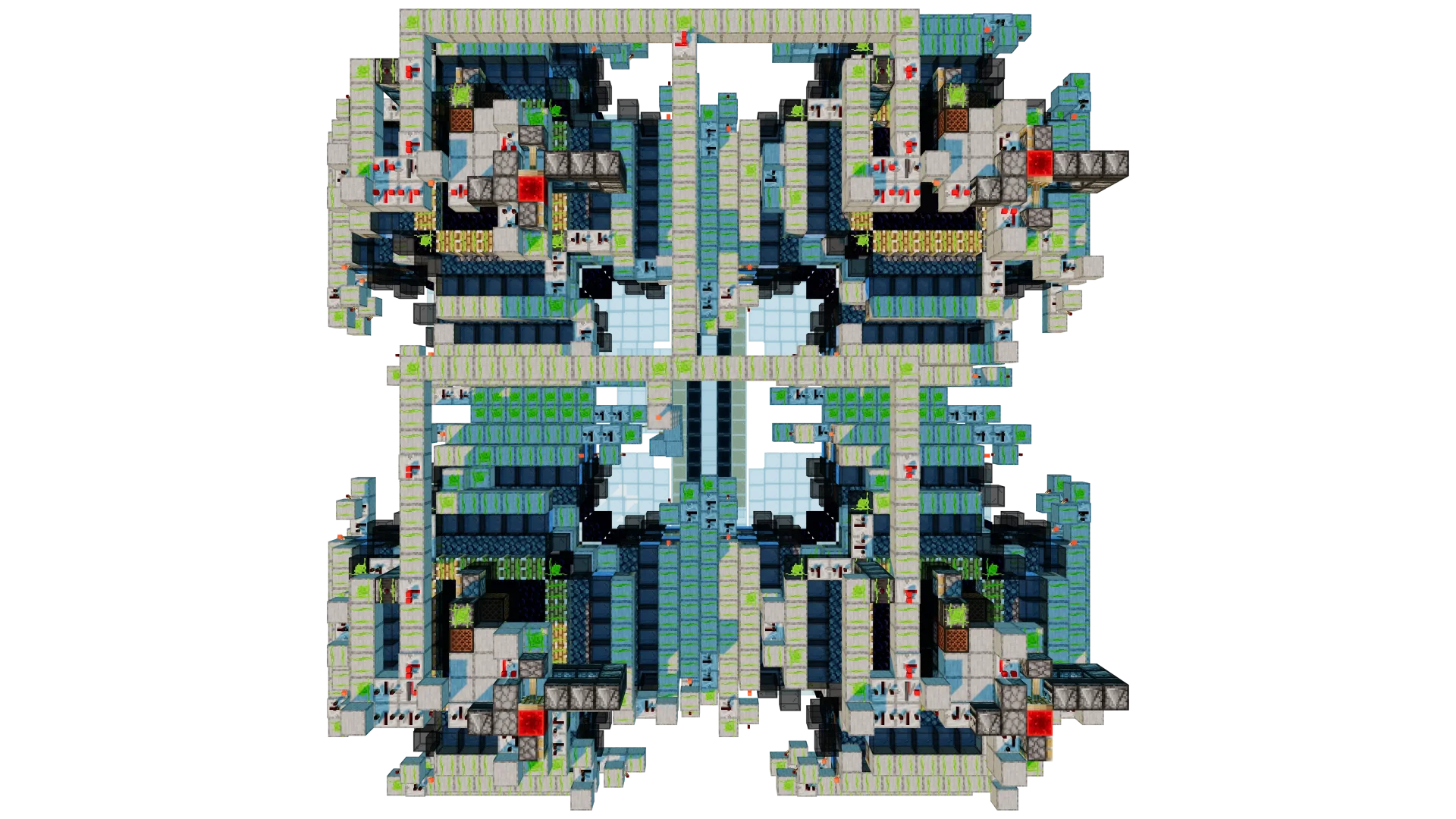 Quad Module Basalt Farm · top view