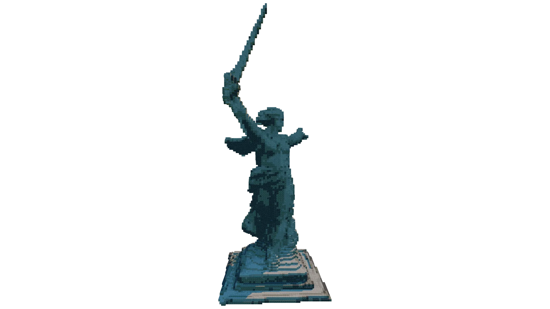 Monumental Sword Statue · back view