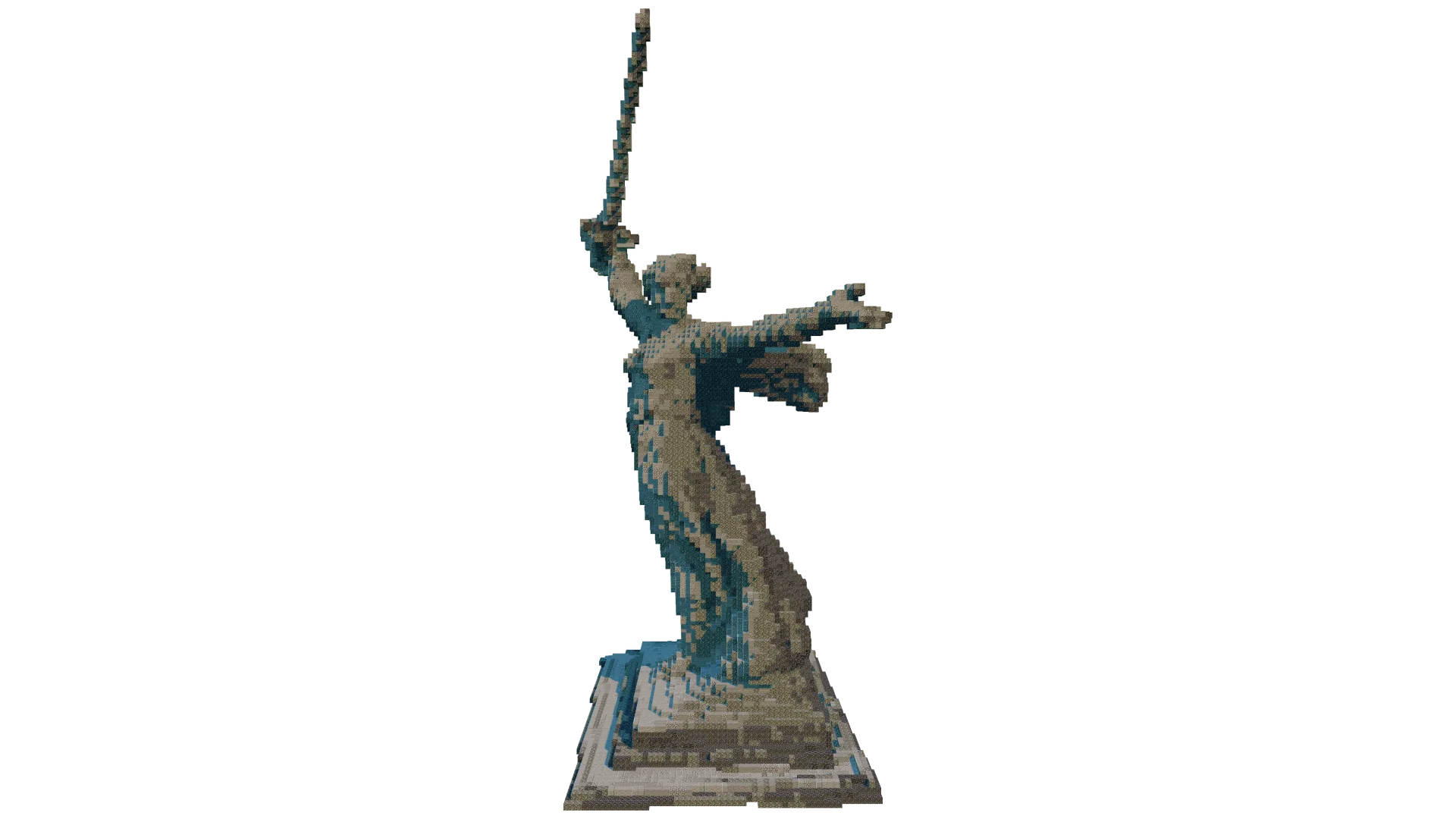 Monumental Sword Statue · left view