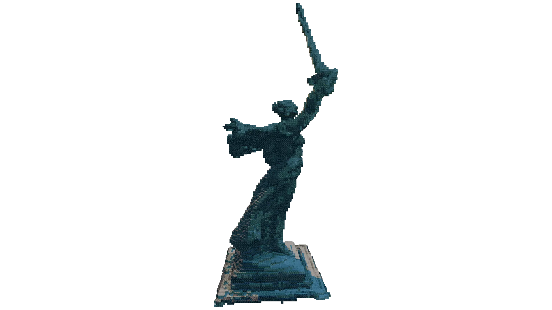 Monumental Sword Statue · right view
