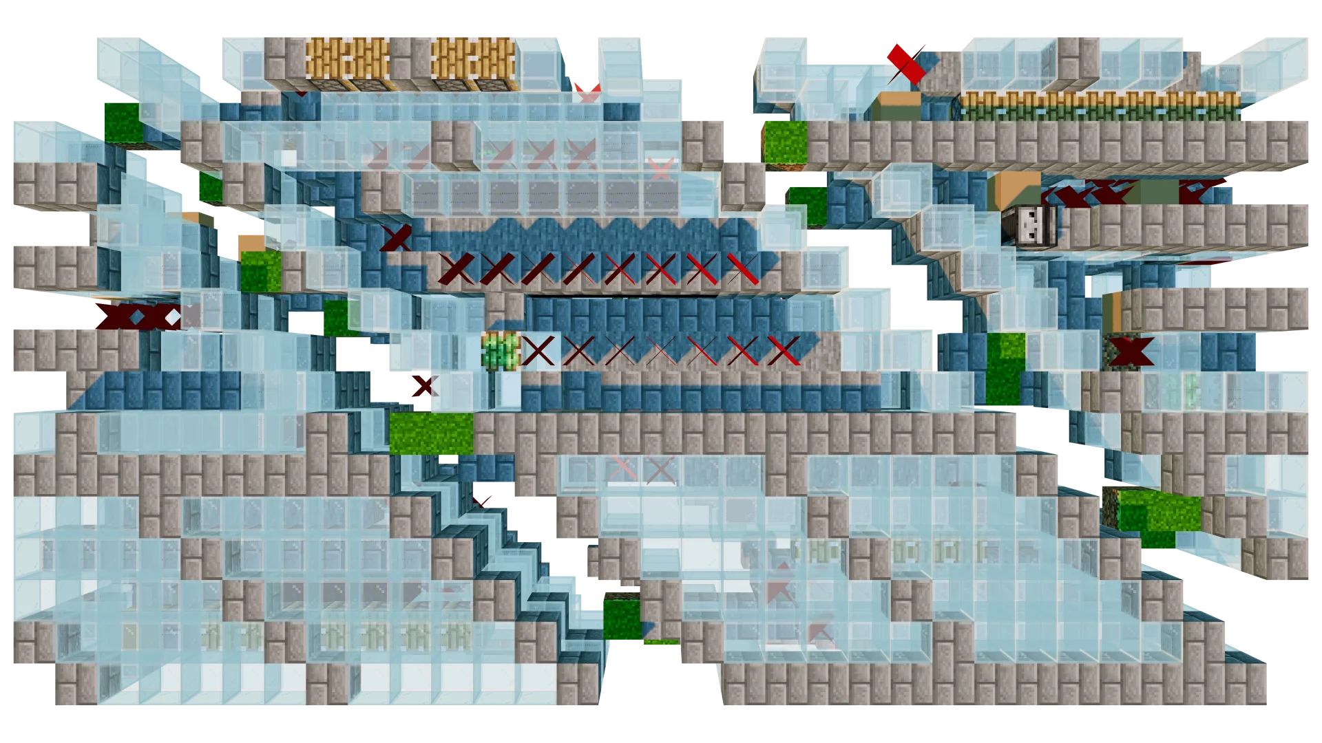 Compact Bone Meal Farm · top view