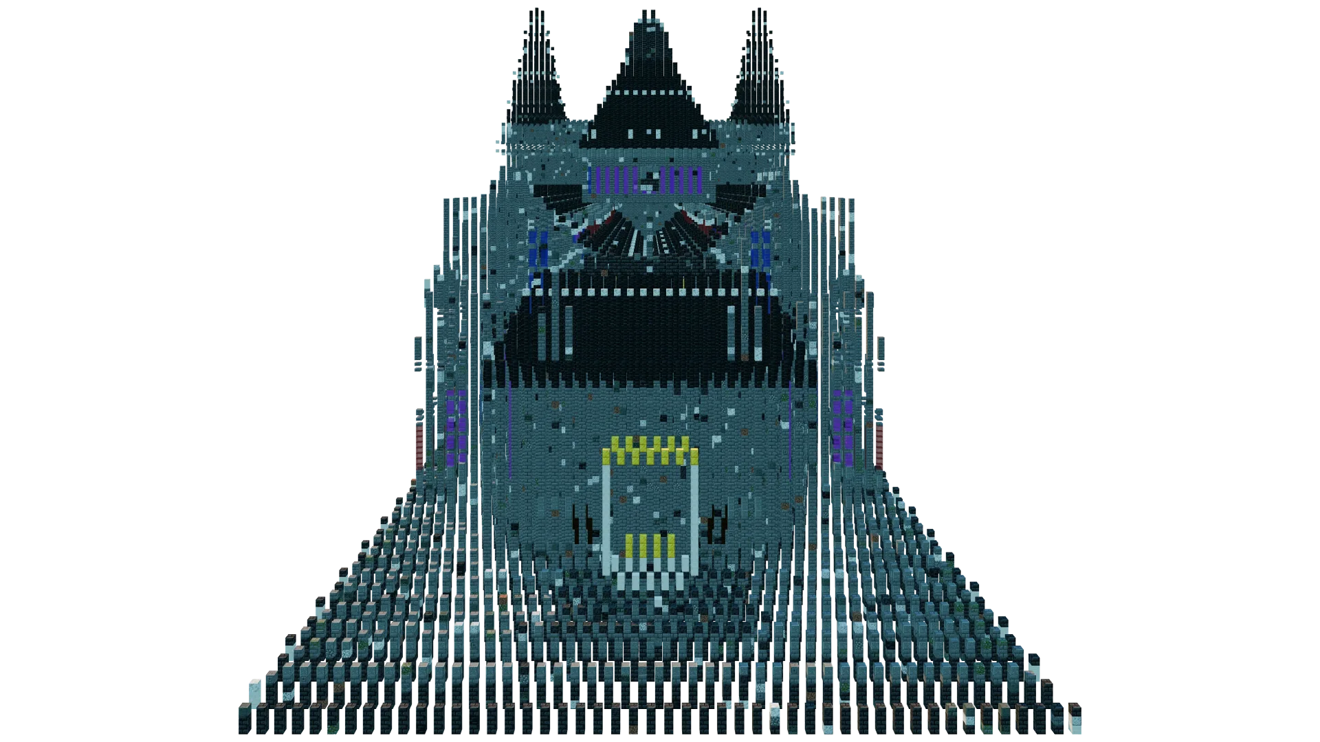 Gothic Cathedral with Ornate Reliefs · right view