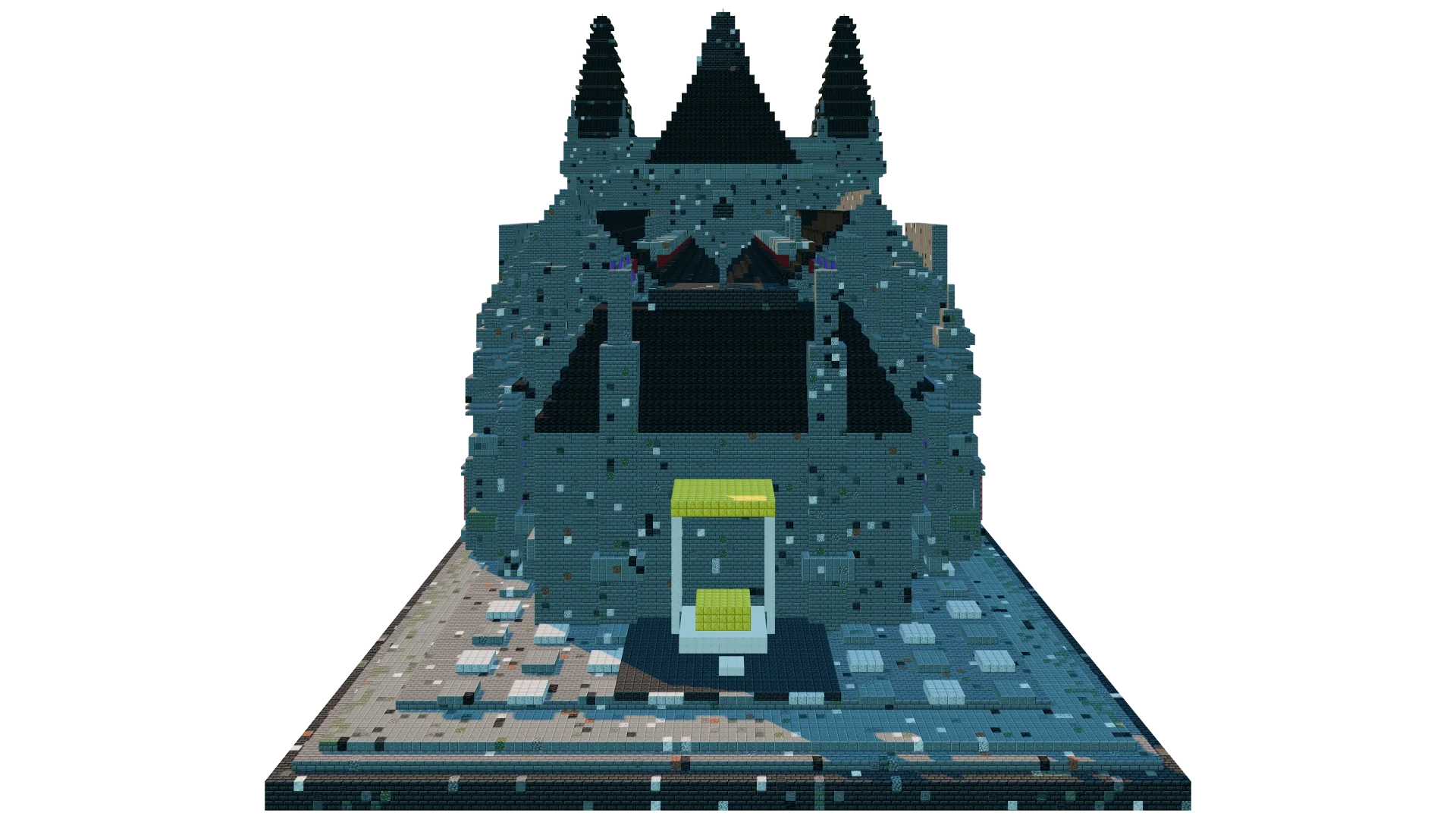 Gothic Cathedral with Intricate Stone Detailing · right view