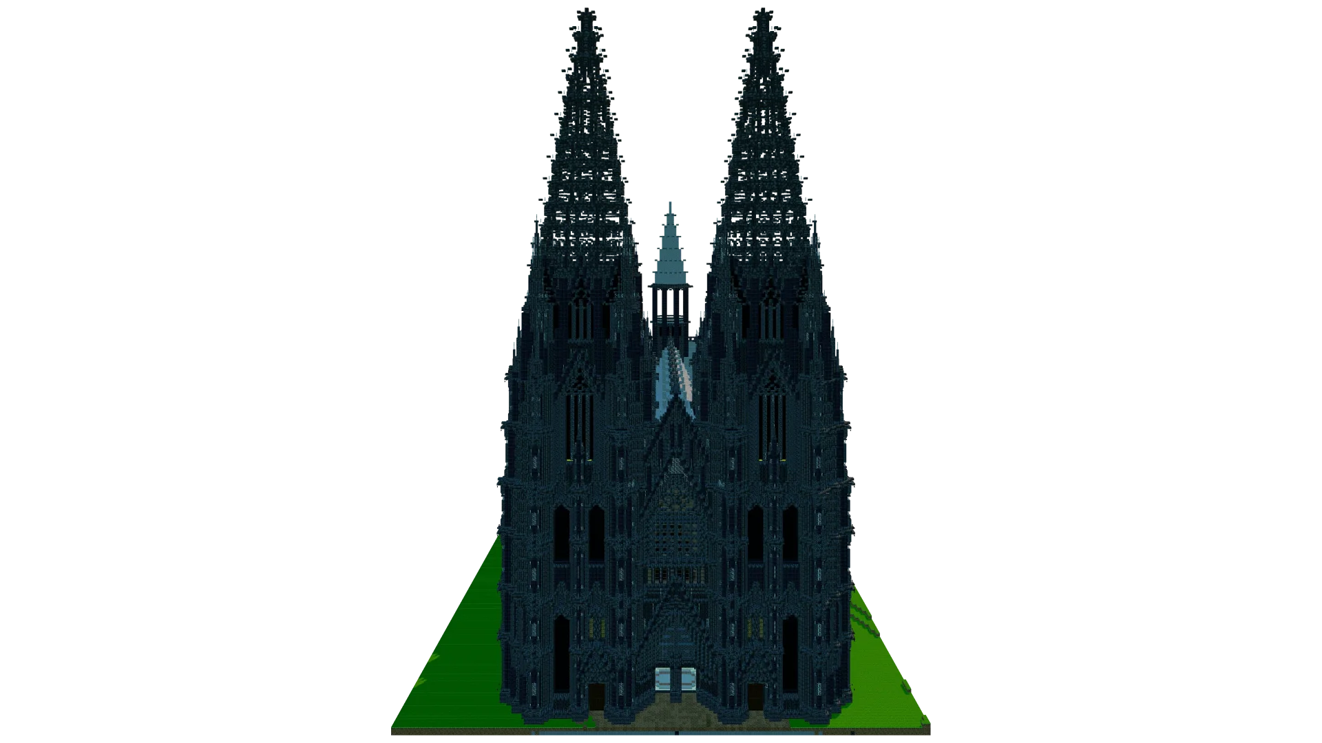Gothic Cathedral Replica · back view