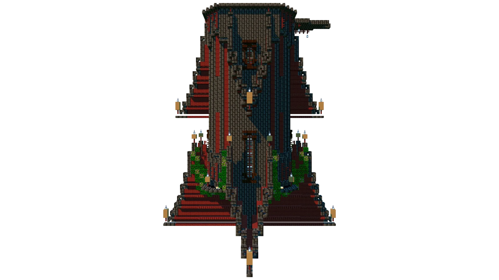 Gothic Style Creeper Farm Tower · front view