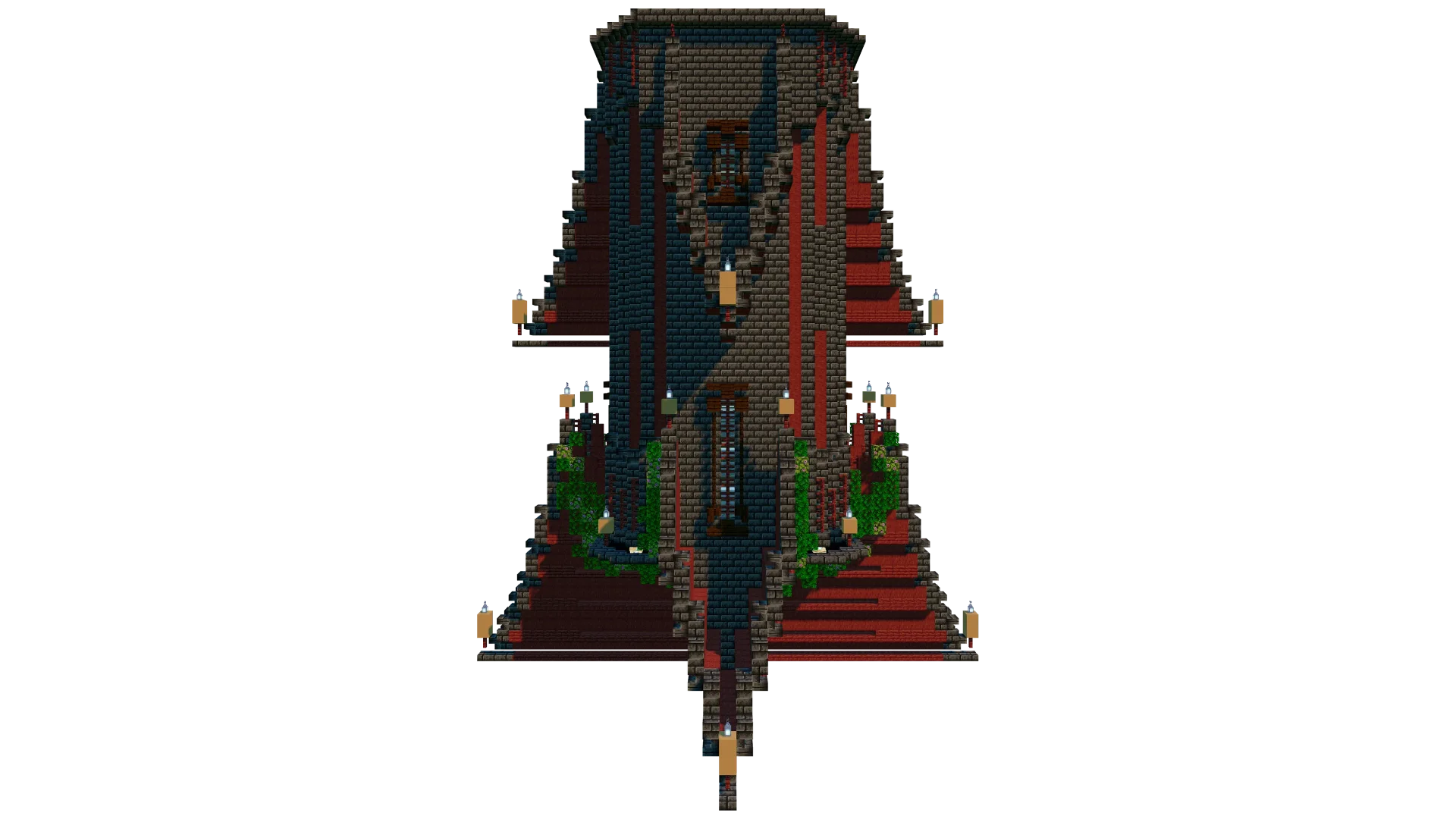 Gothic Style Creeper Farm Tower · left view