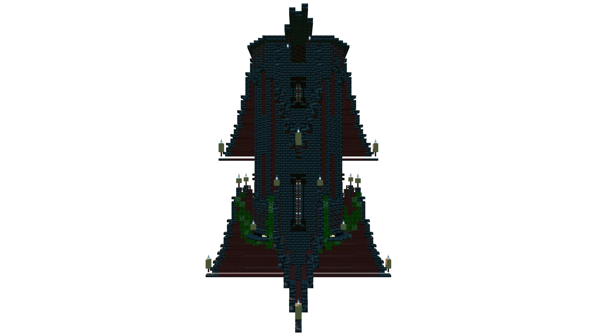 Gothic Style Creeper Farm Tower · right view