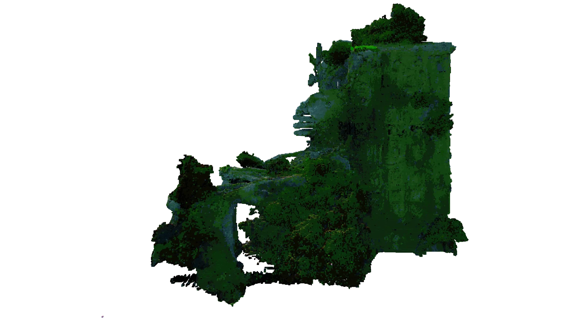 Overgrown Fantasy Ruin · right view