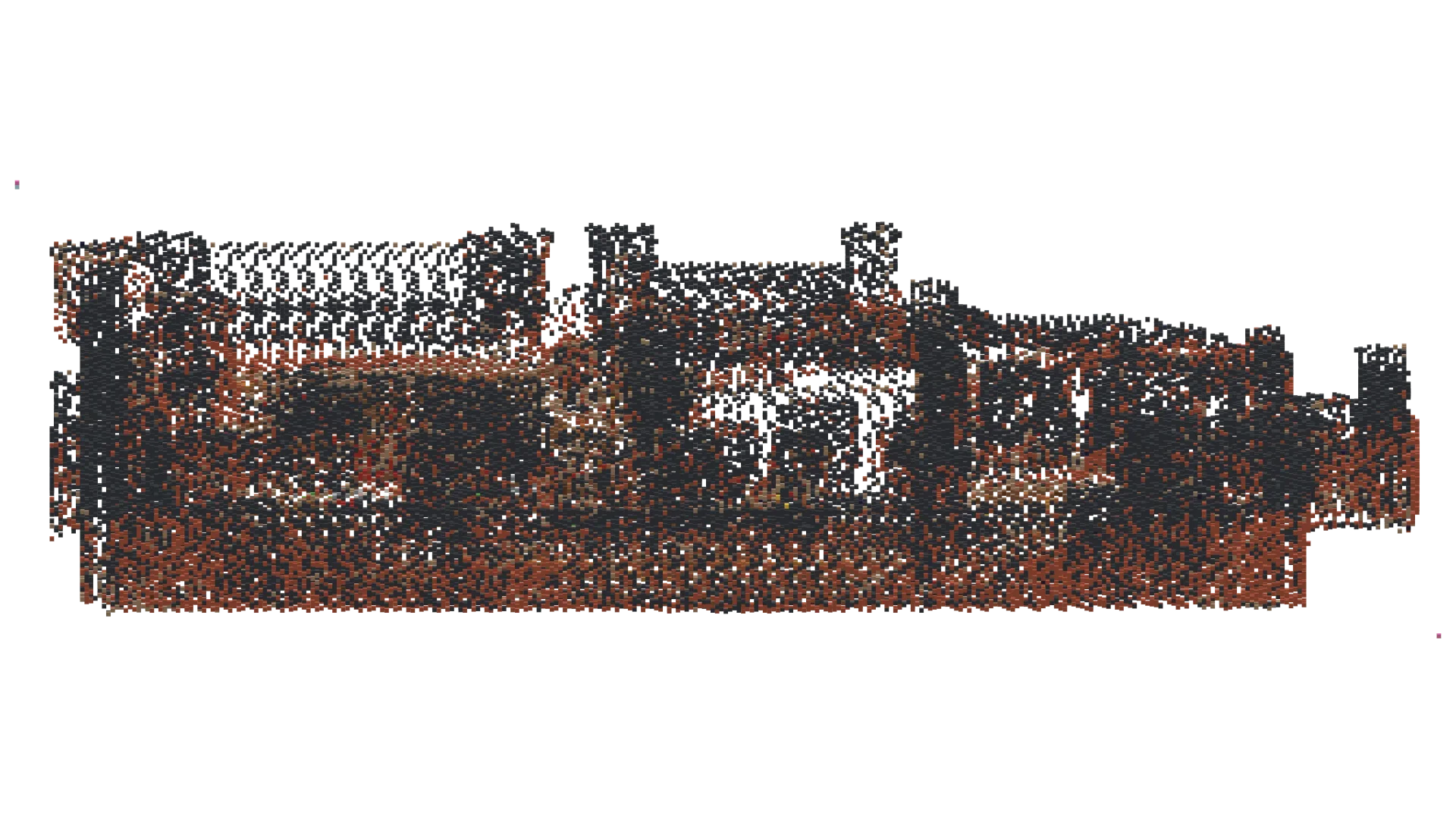 Dark Fantasy Dungeon Layout · front view