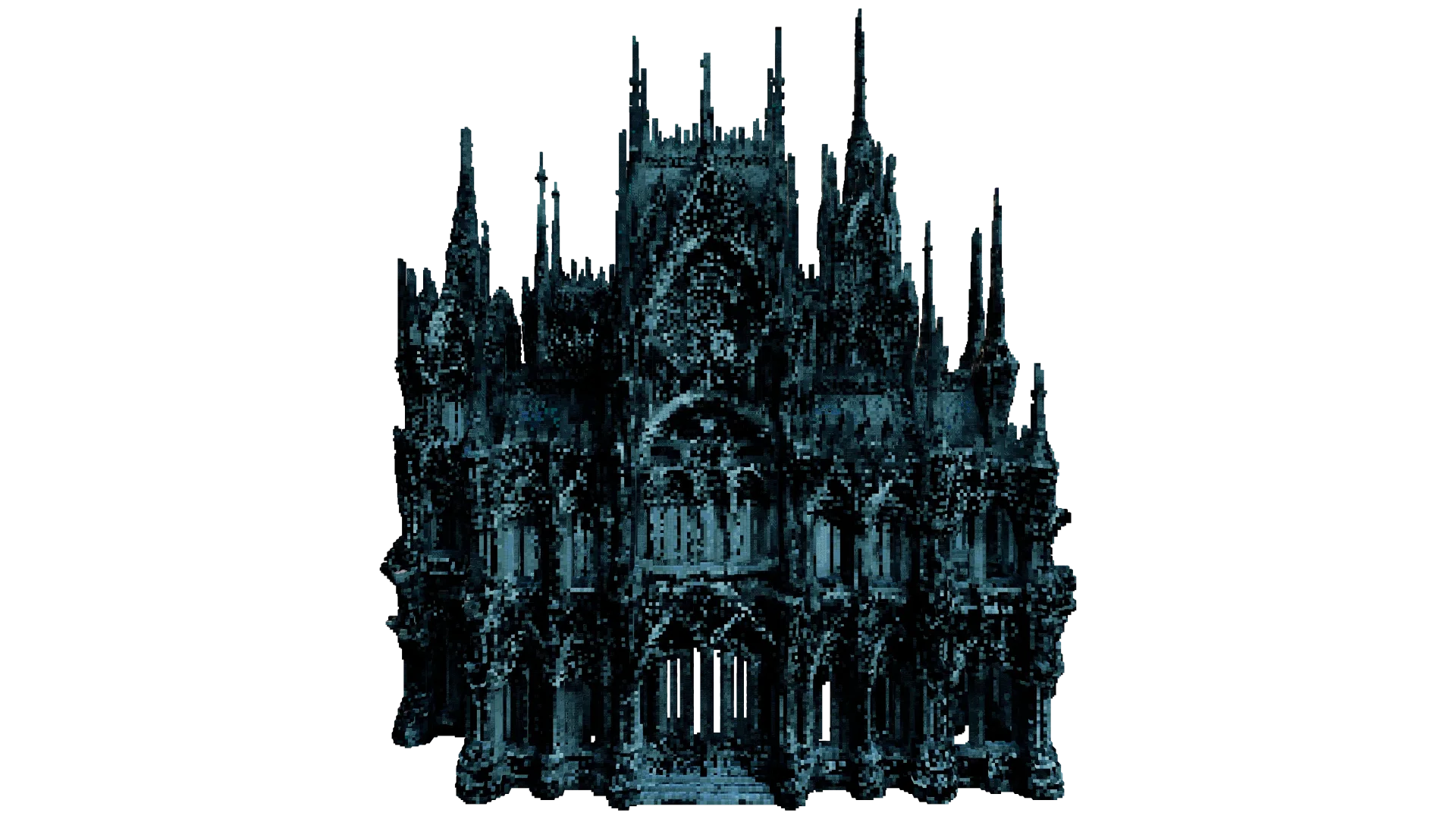 Dark Gothic Castle Spire · right view