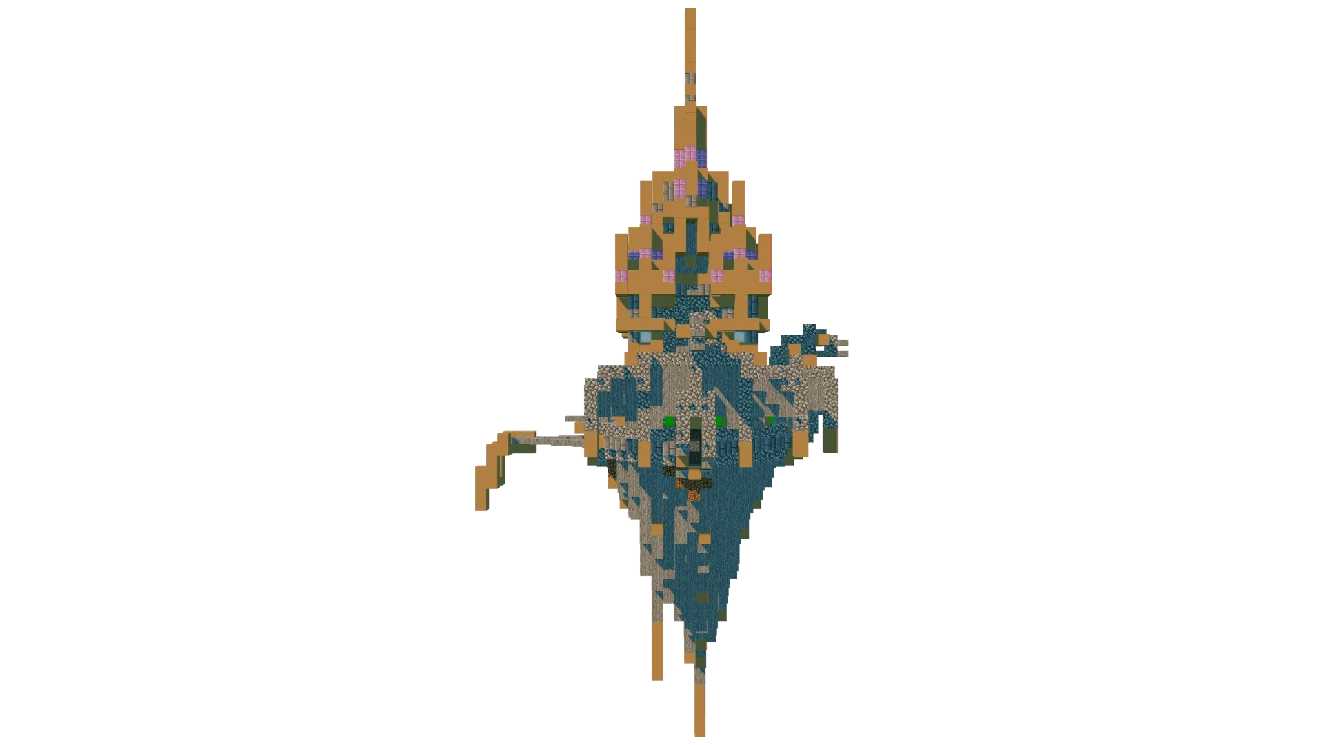 Floating Gothic Sky Chapel · front view