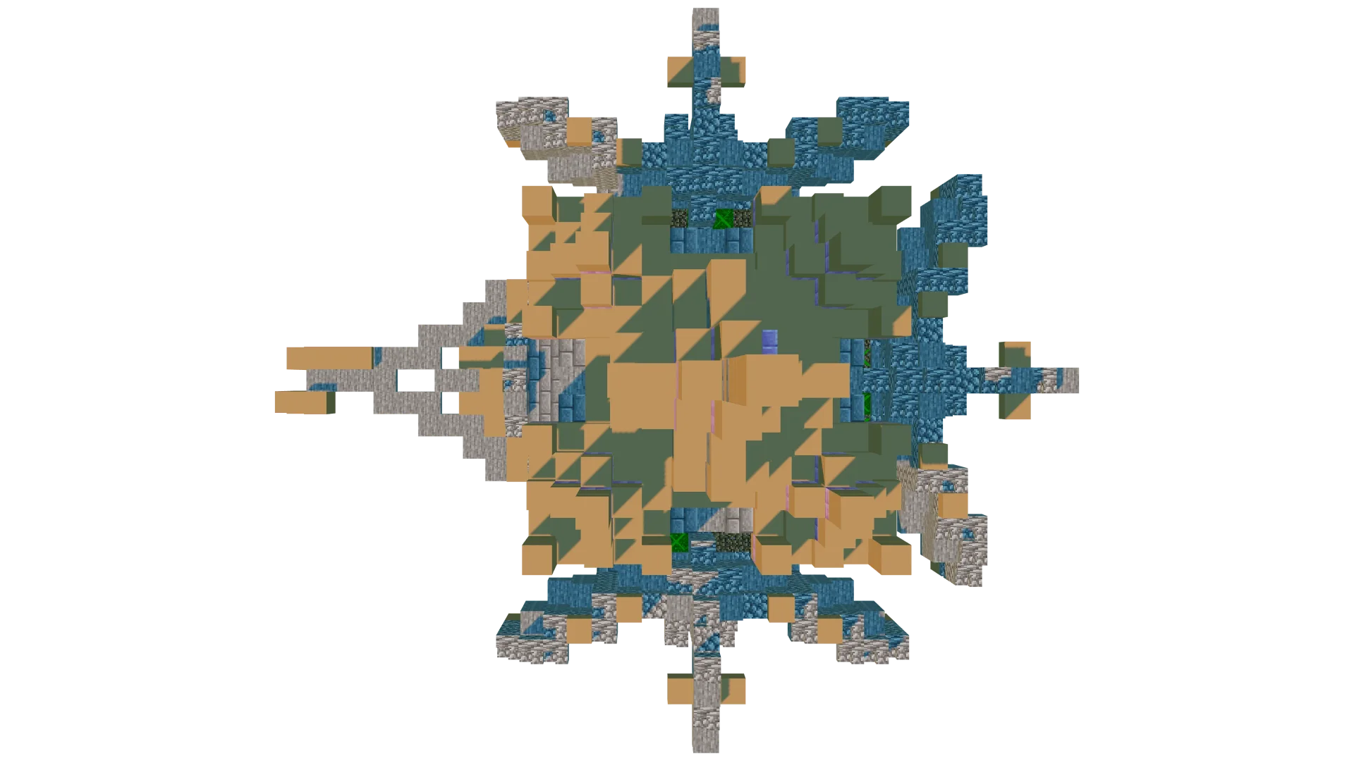 Floating Gothic Sky Chapel · top view