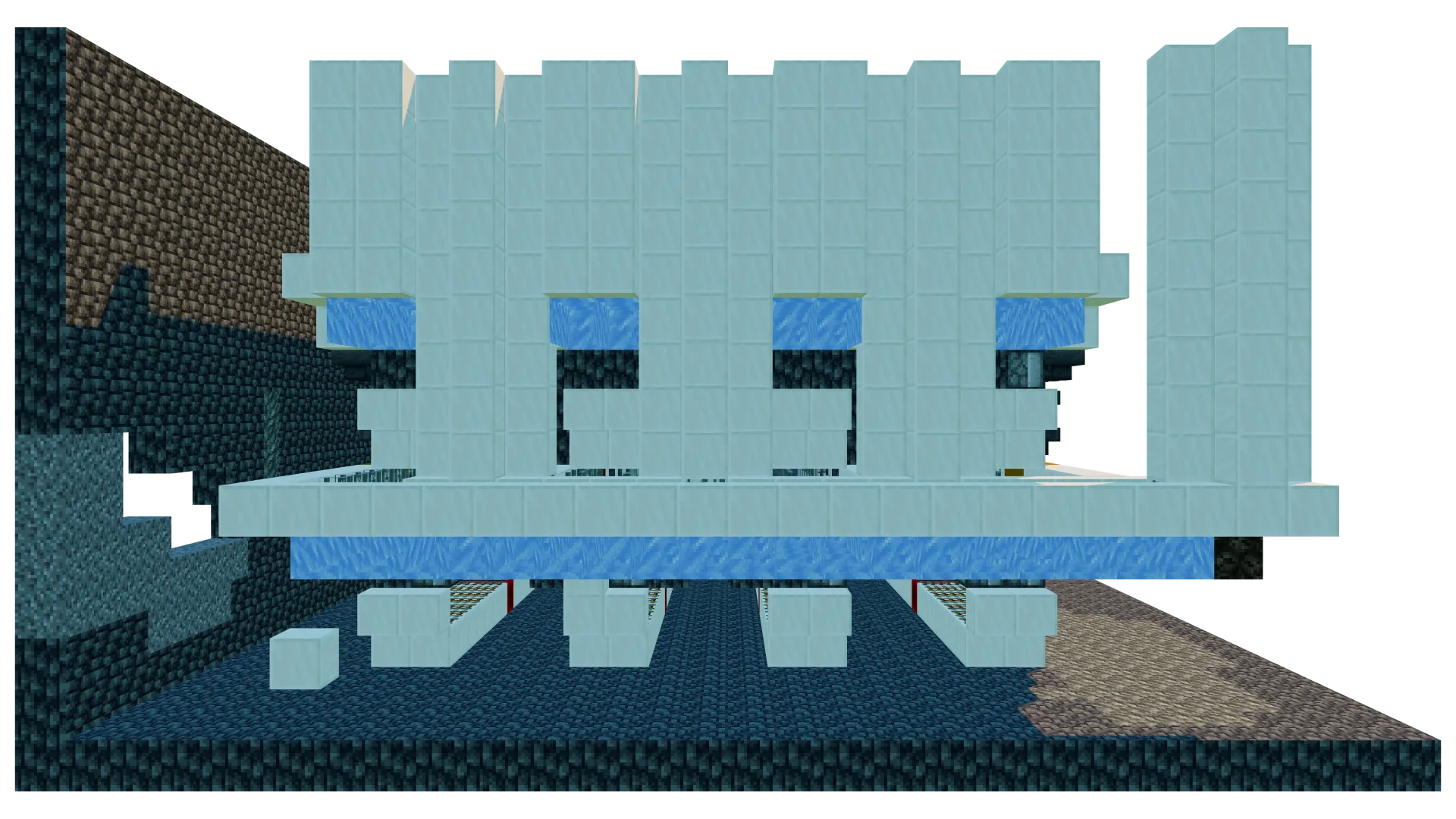Automated Minecart Item Sorter · back view