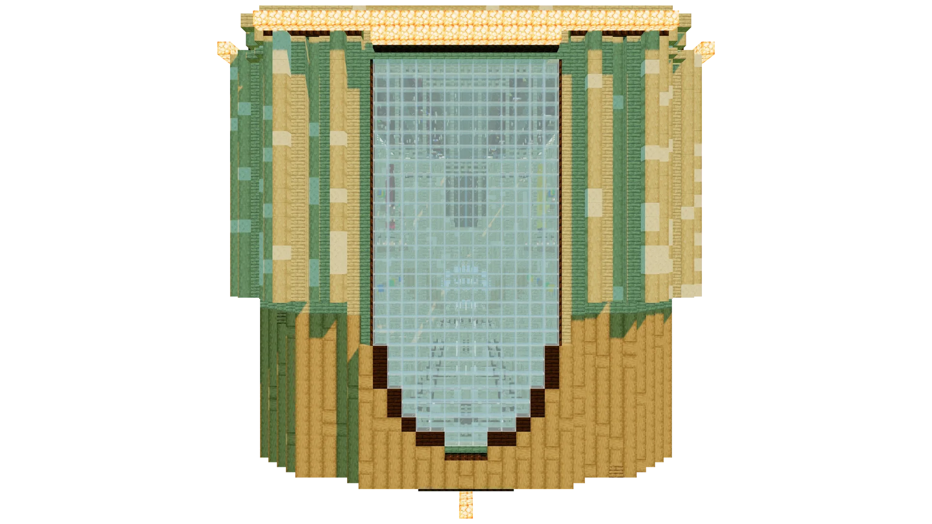 Large Geometric Decorative Installation · left view
