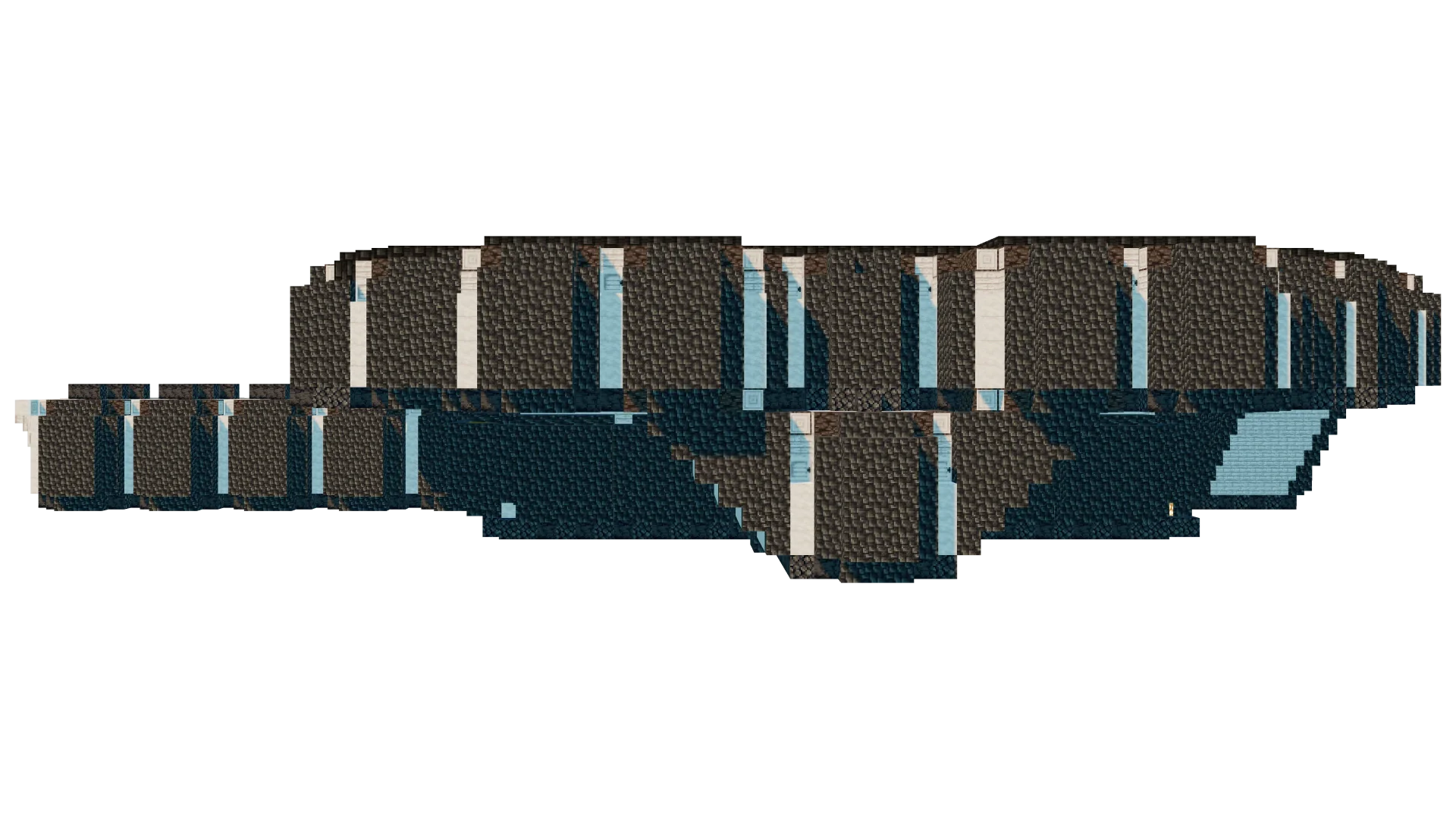 Large Deepslate Base Foundation · front view