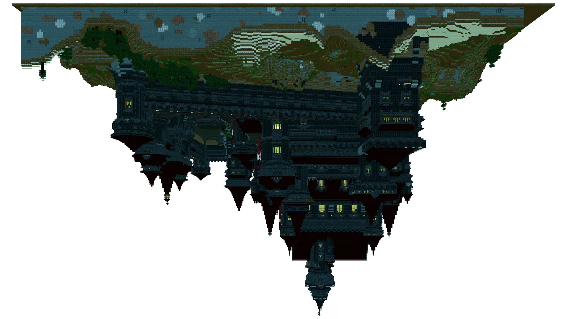 Inverted Fantasy Castle · right view