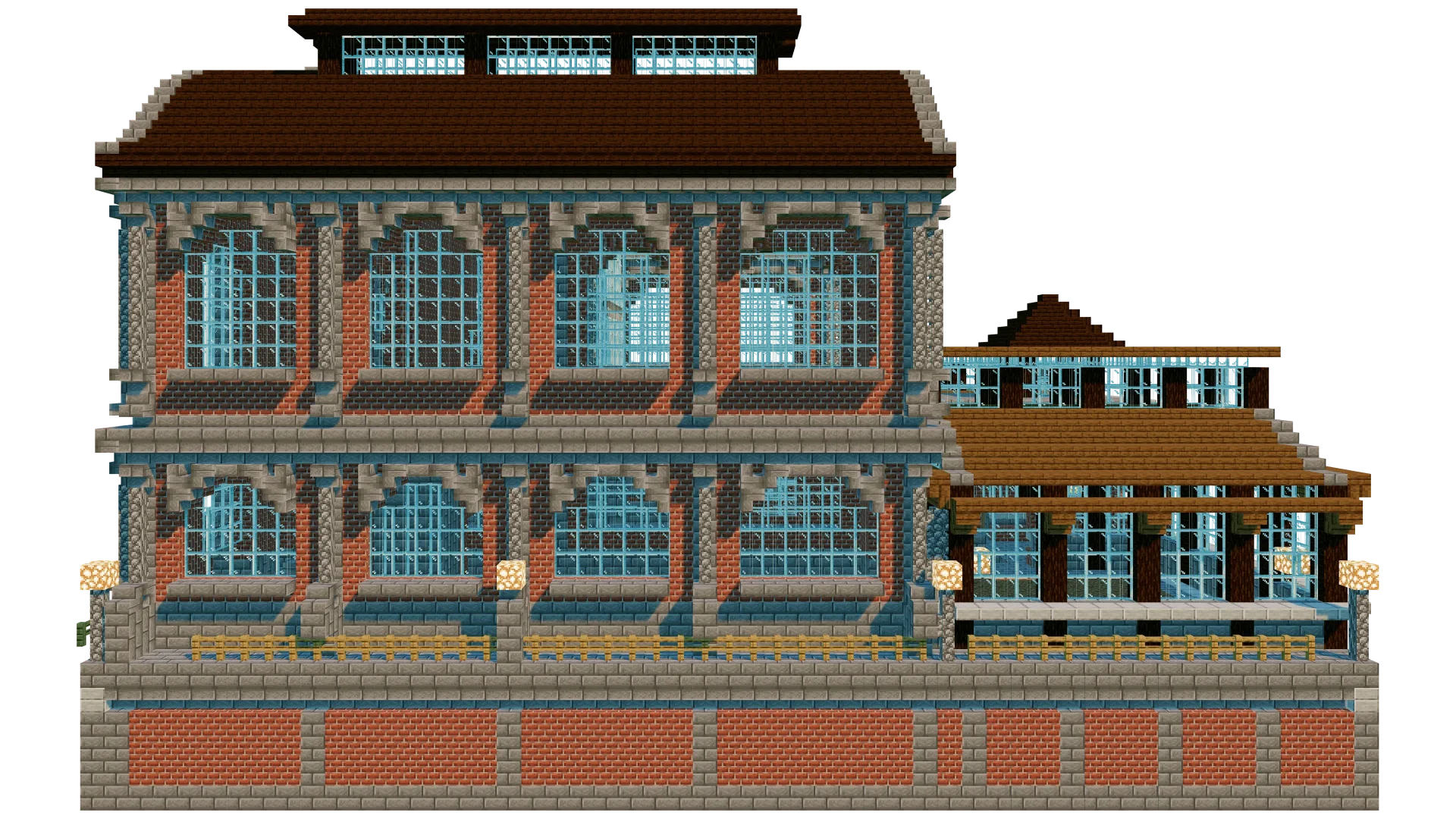 Industrial Steam Hall Shell · left view