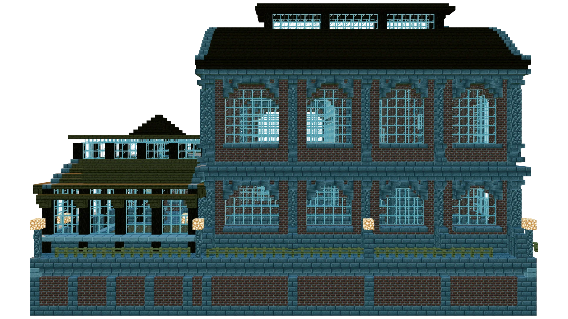 Industrial Steam Hall Shell · right view