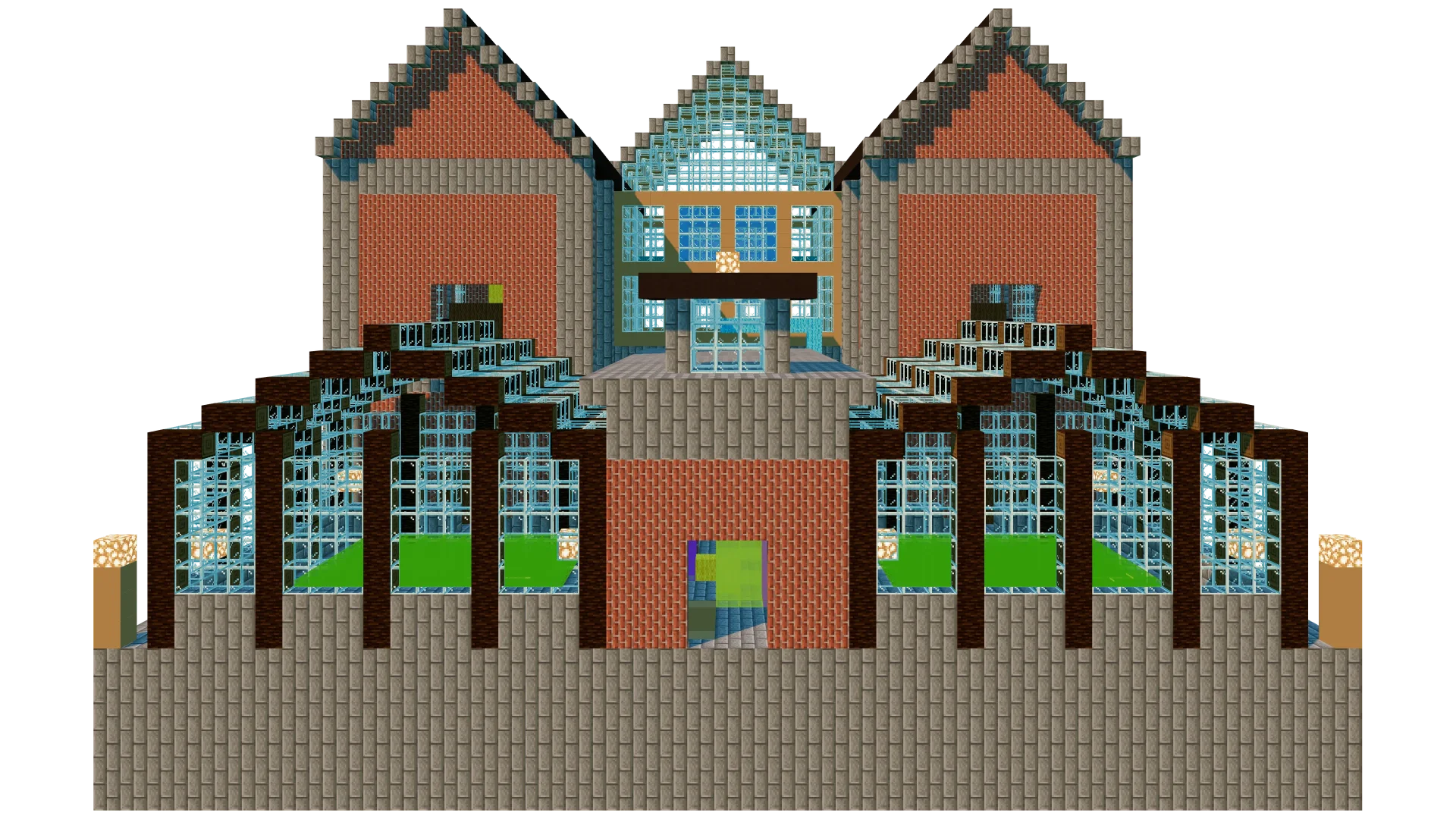Industrial Steam Hall · front view