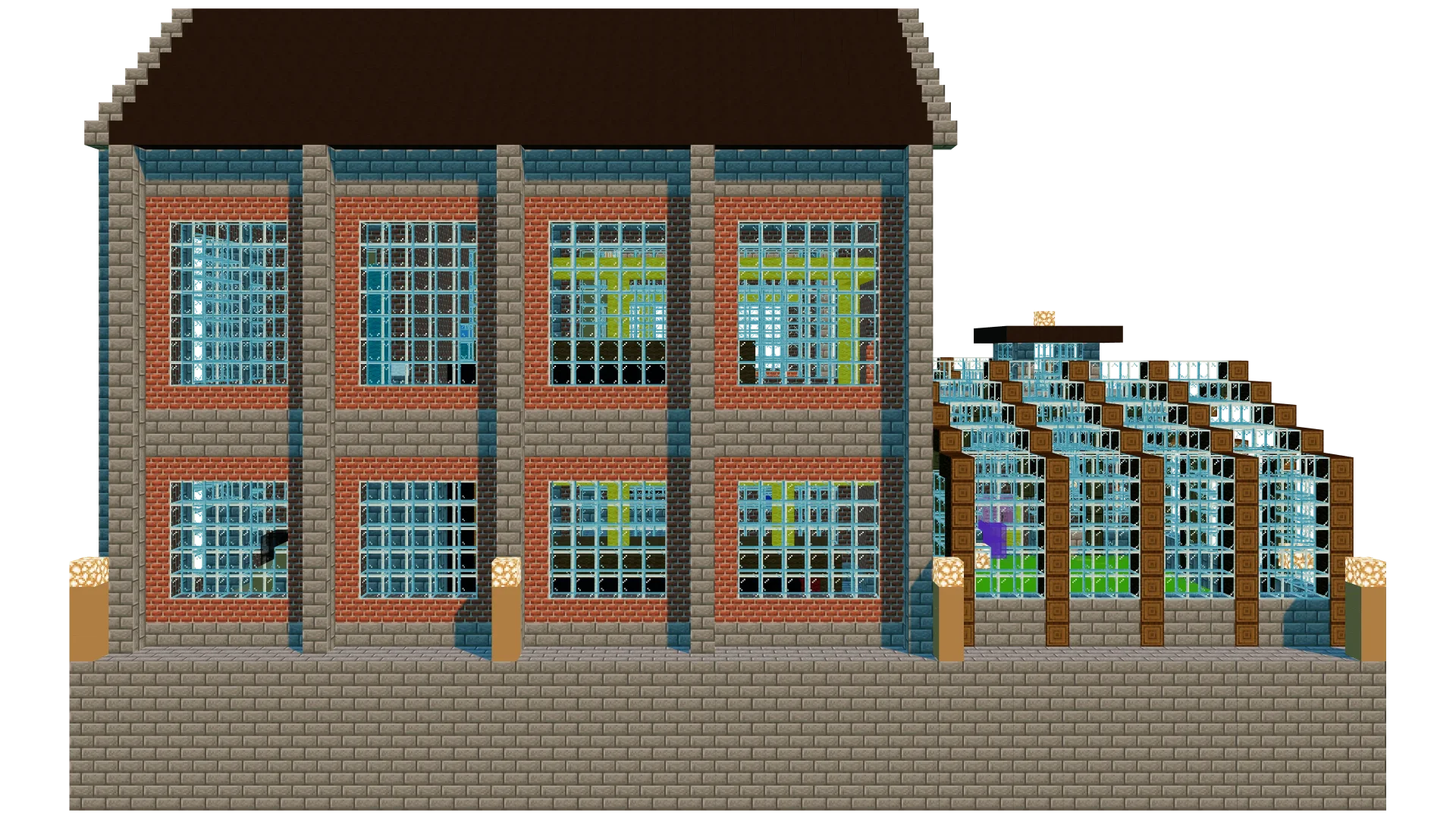 Industrial Steam Hall · left view