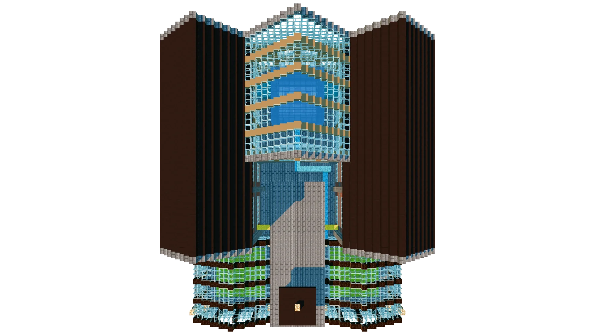 Industrial Steam Hall · top view