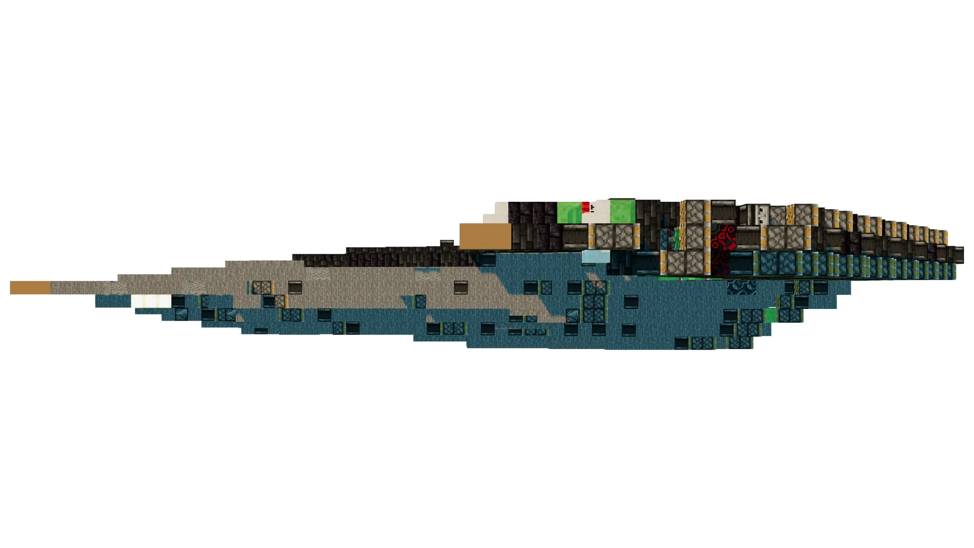 Unstable Bomber Flying Machine · front view