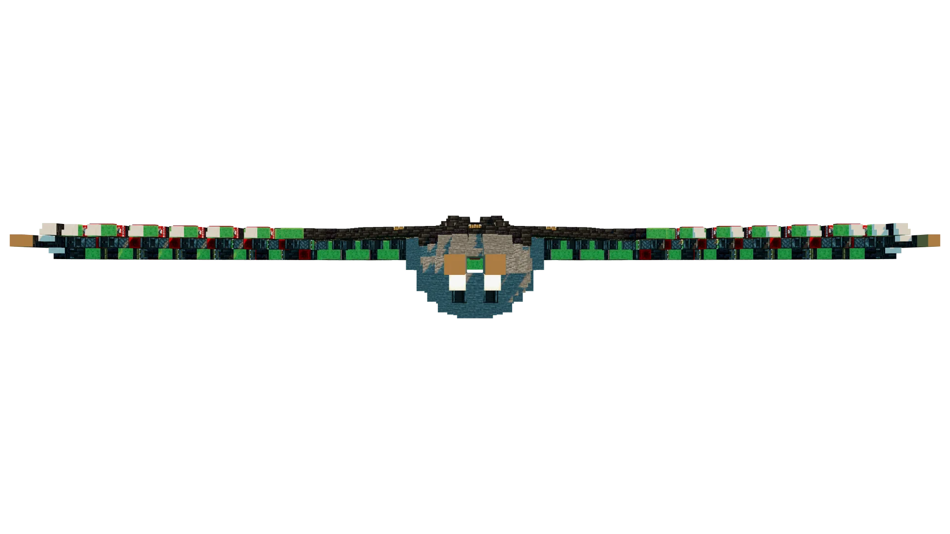 Unstable Bomber Flying Machine · left view