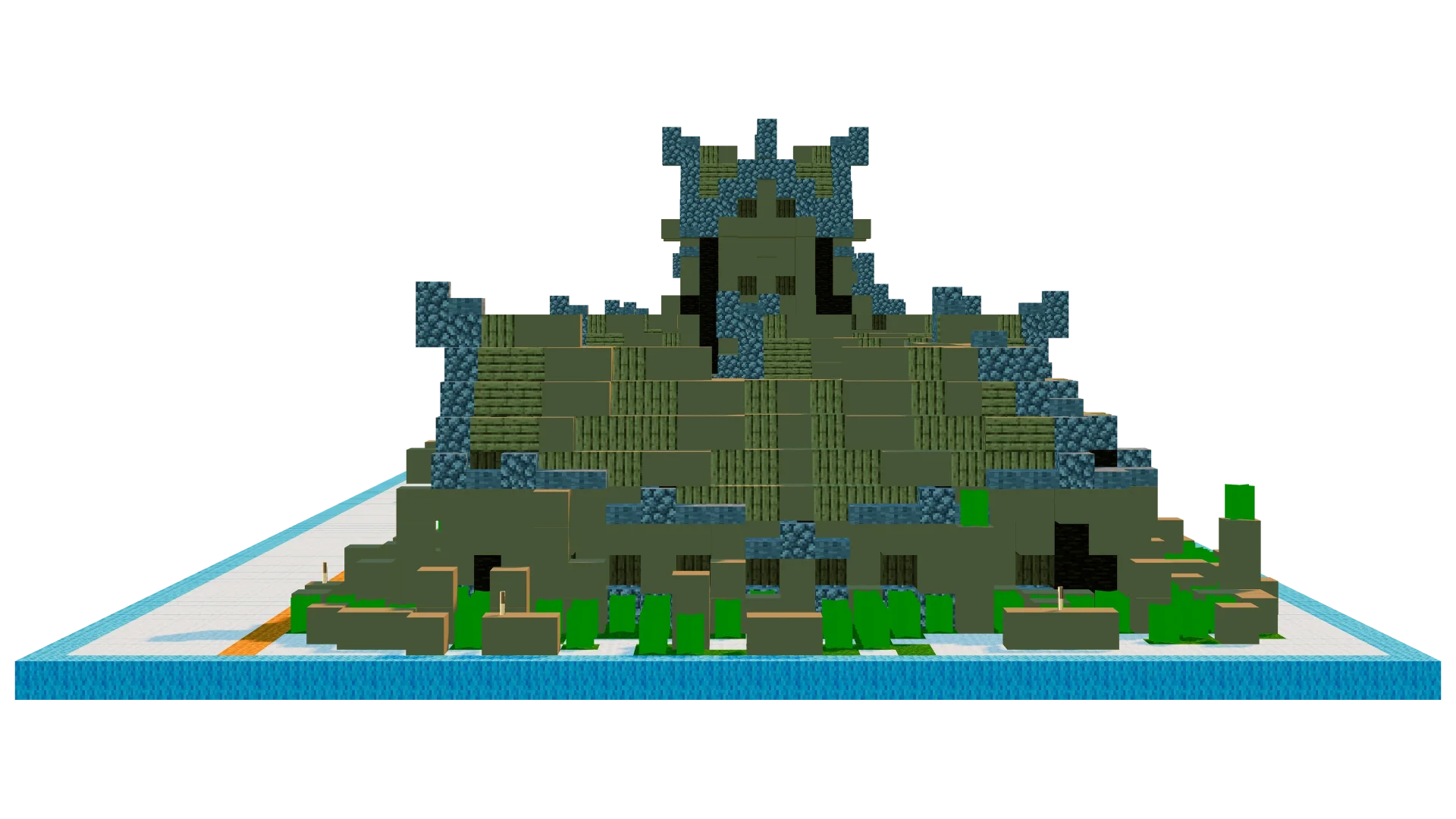 Medieval Village House Collection · back view