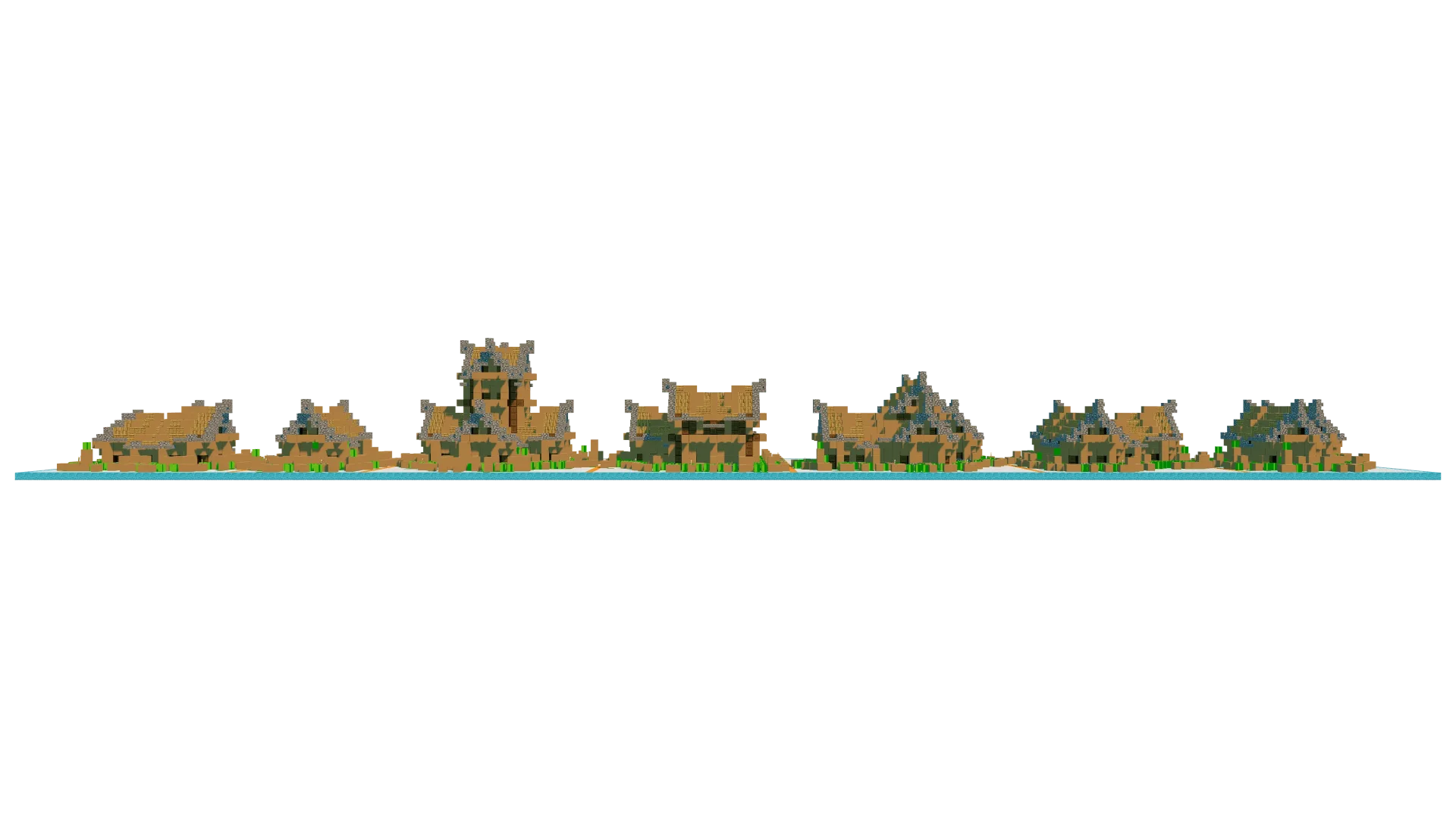 Medieval Village House Collection · left view