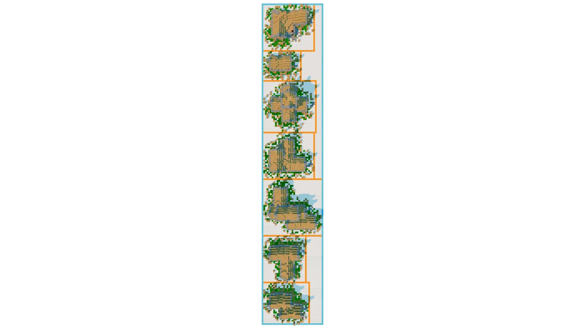 Medieval Village House Collection · top view