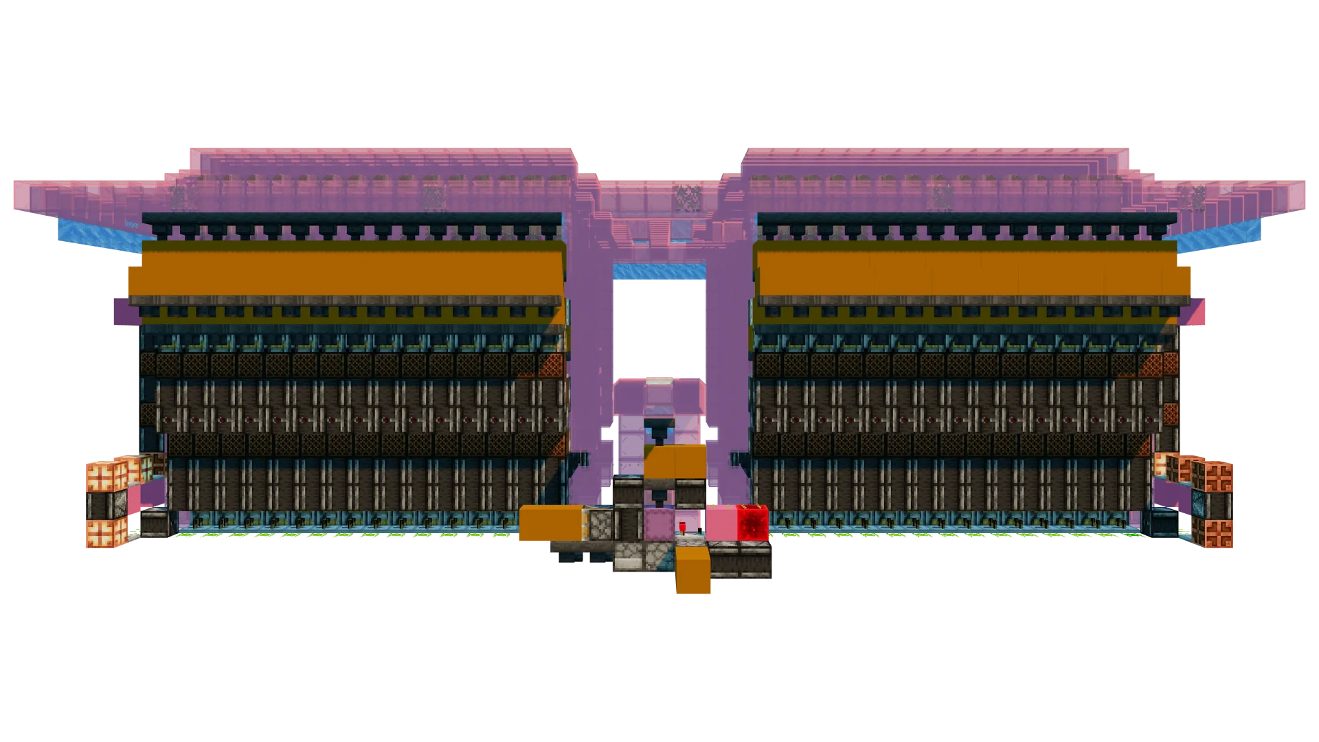 Automated Bamboo Crafter Farm · left view