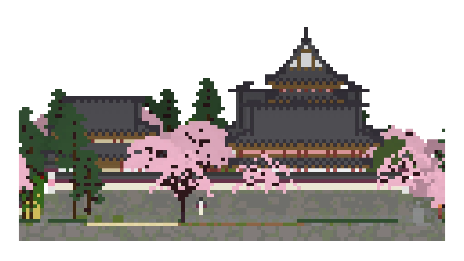 Temple Courtyard · right view