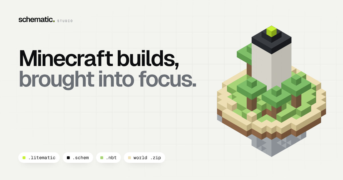 Minecraft Schematic Viewer Online · Schematic Studio